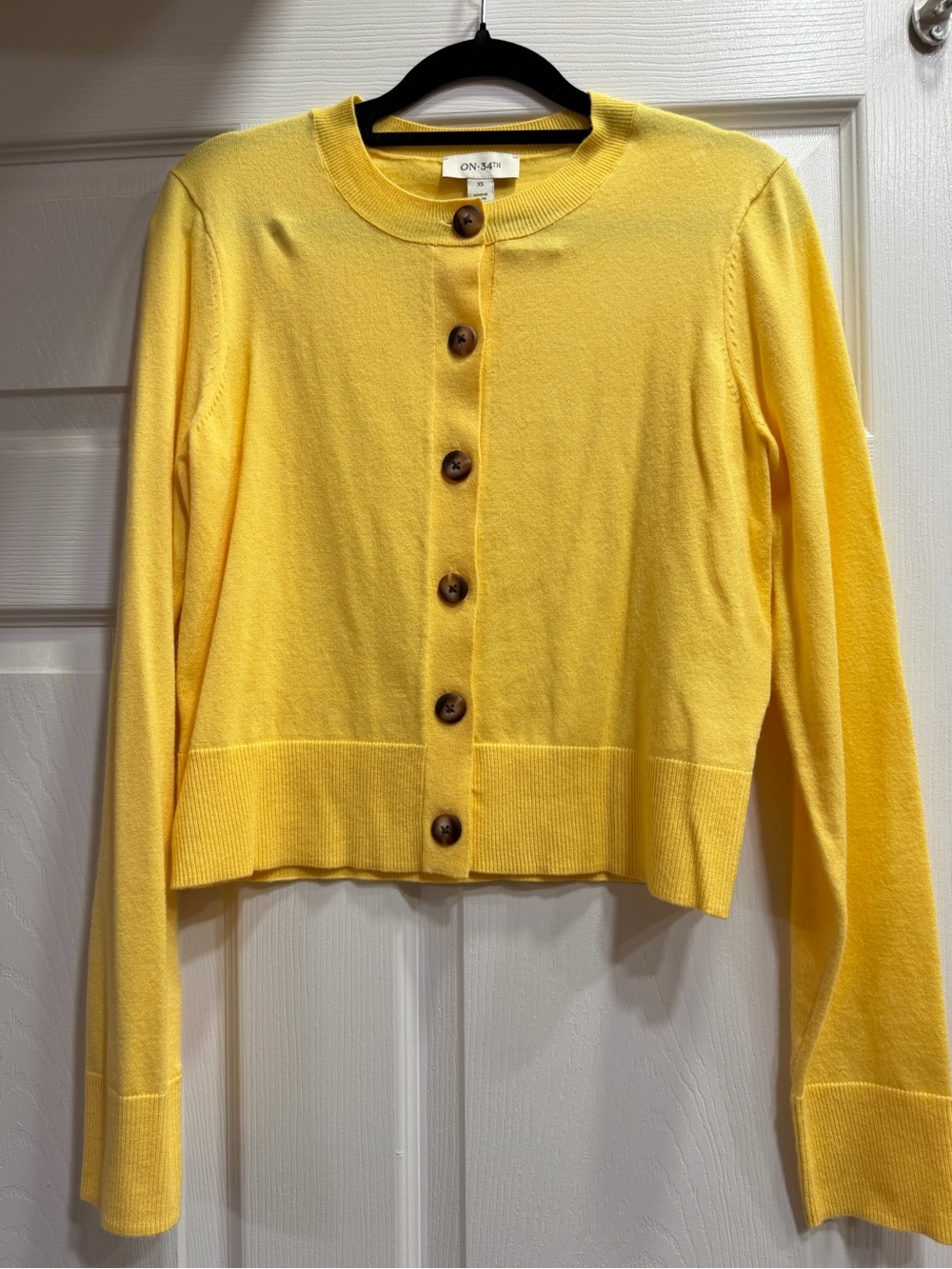 On 5th Sunny Yellow Button-Front Cardigan